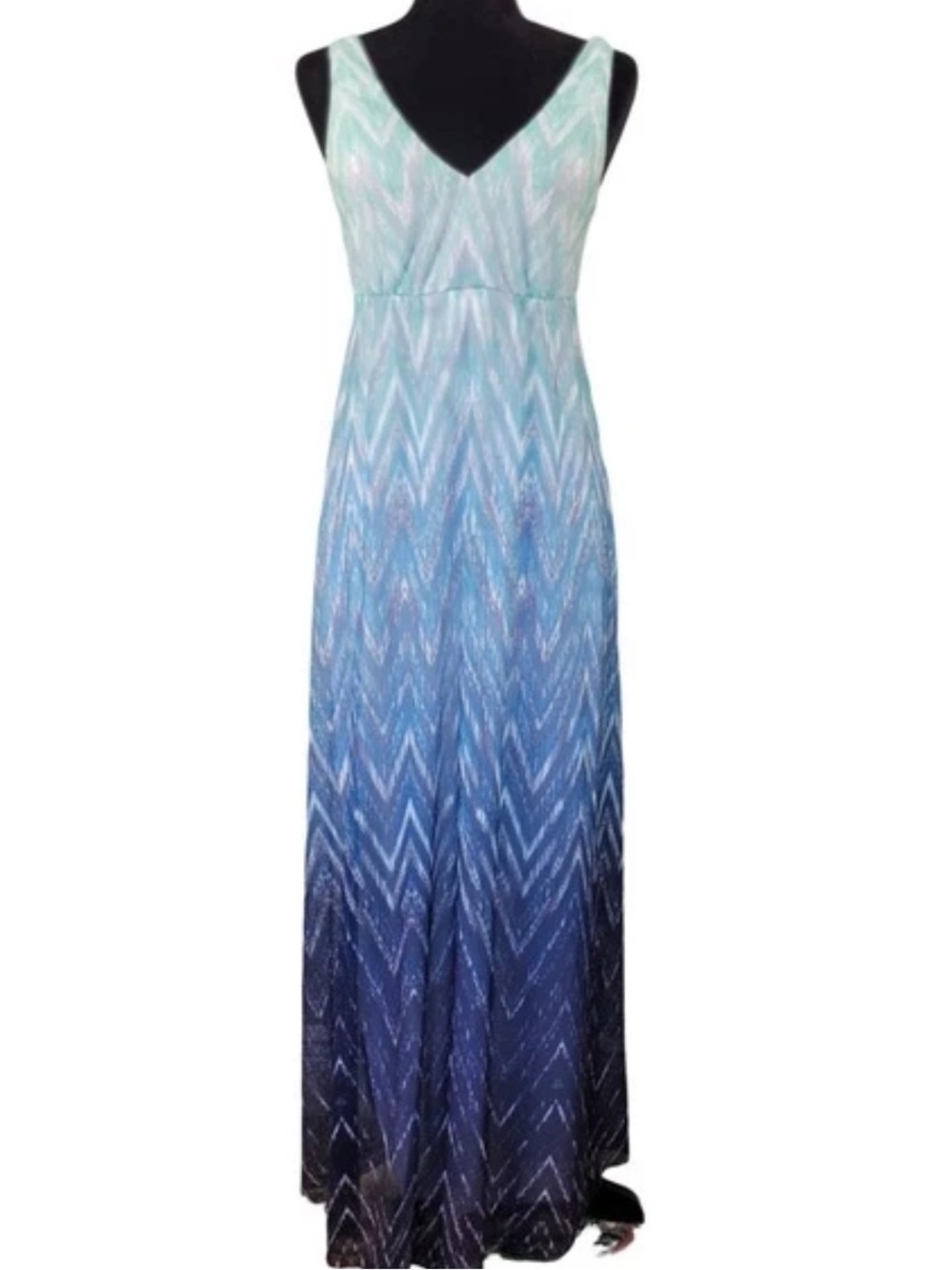 New Luxe By Carmen Marc Valvo Maxi Dress